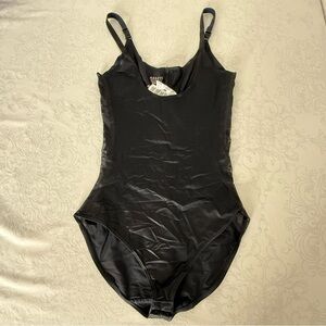 ASSETS By Spanx Open Bust Bodysuit Compression Tummy & Waist Slimming Small